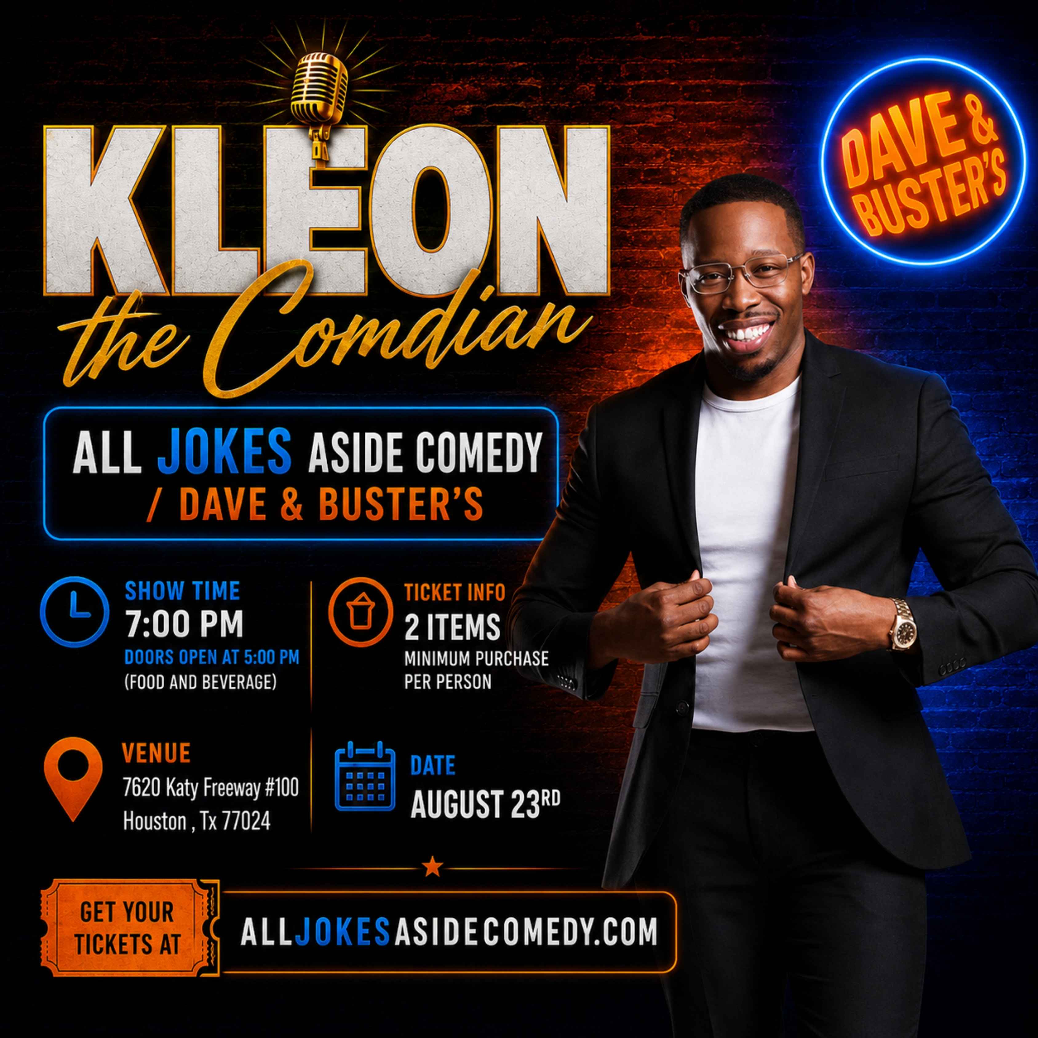 Kleon the Comdian Premium meet and greet