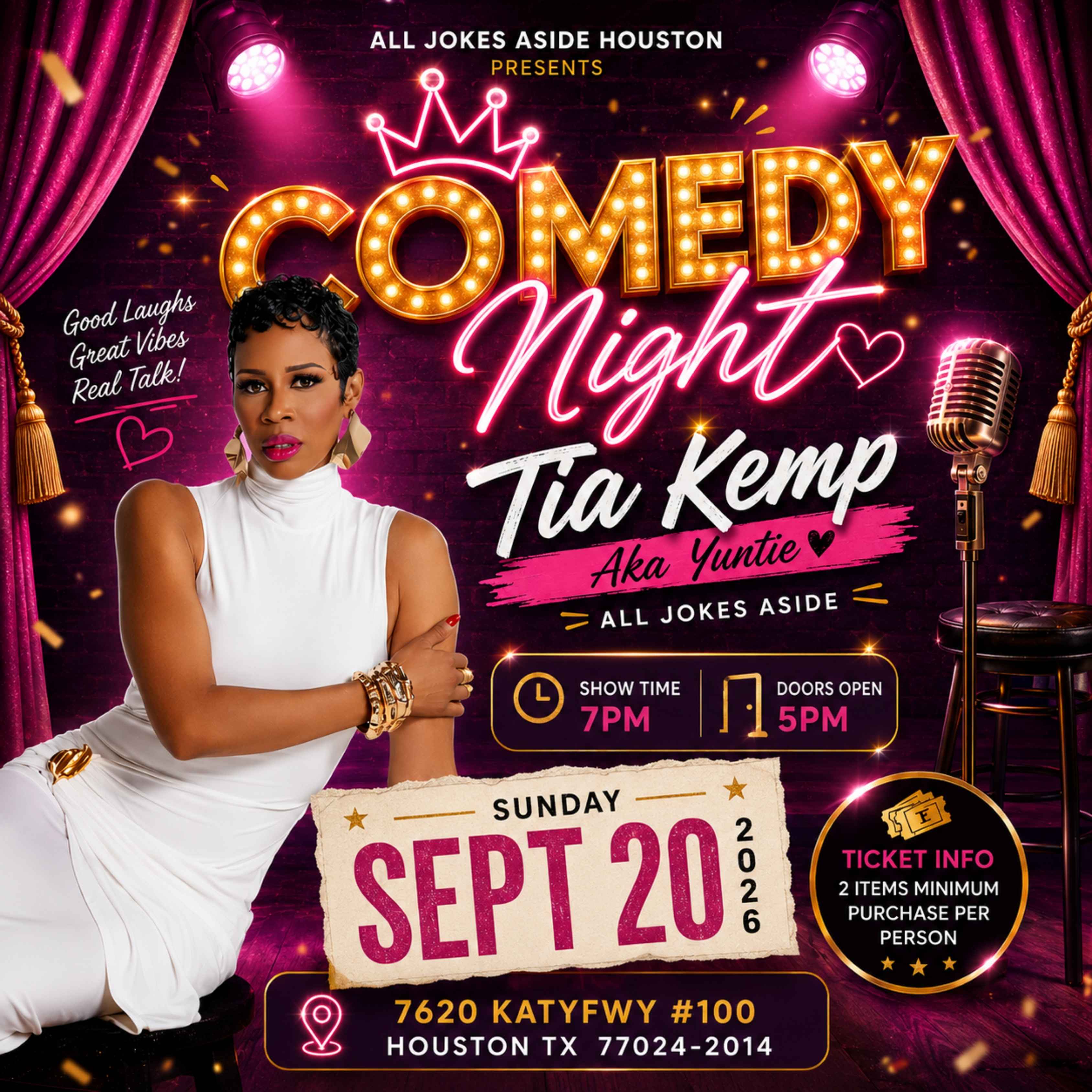 Tia Kemp Aka Yuntie Premium Meet and Greet