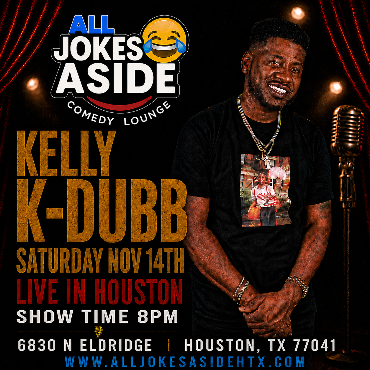 Kelly K-Dubb Live at All Jokes Aside